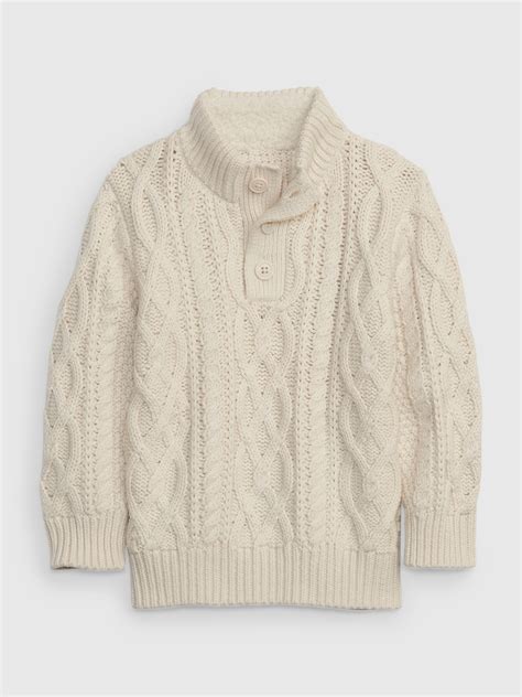 toddler cable knit sweater